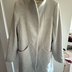Aritzia NEW Light Gray Cocoon Coat